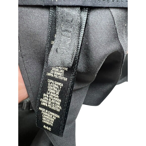 Skims Ultimate Teardrop Push-Up Plunge Bra 44C Black Seamless Lift & Smooth Fit - Picture 7 of 9